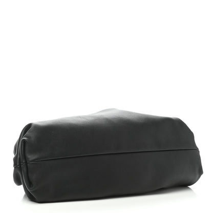 Bottega Veneta Smooth Butter Calf The Pouch Oversized Clutch Black 4 of 9