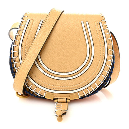 Chloe Calfskin Small Marcie Saddle Bag Soft Tan 1 of 10