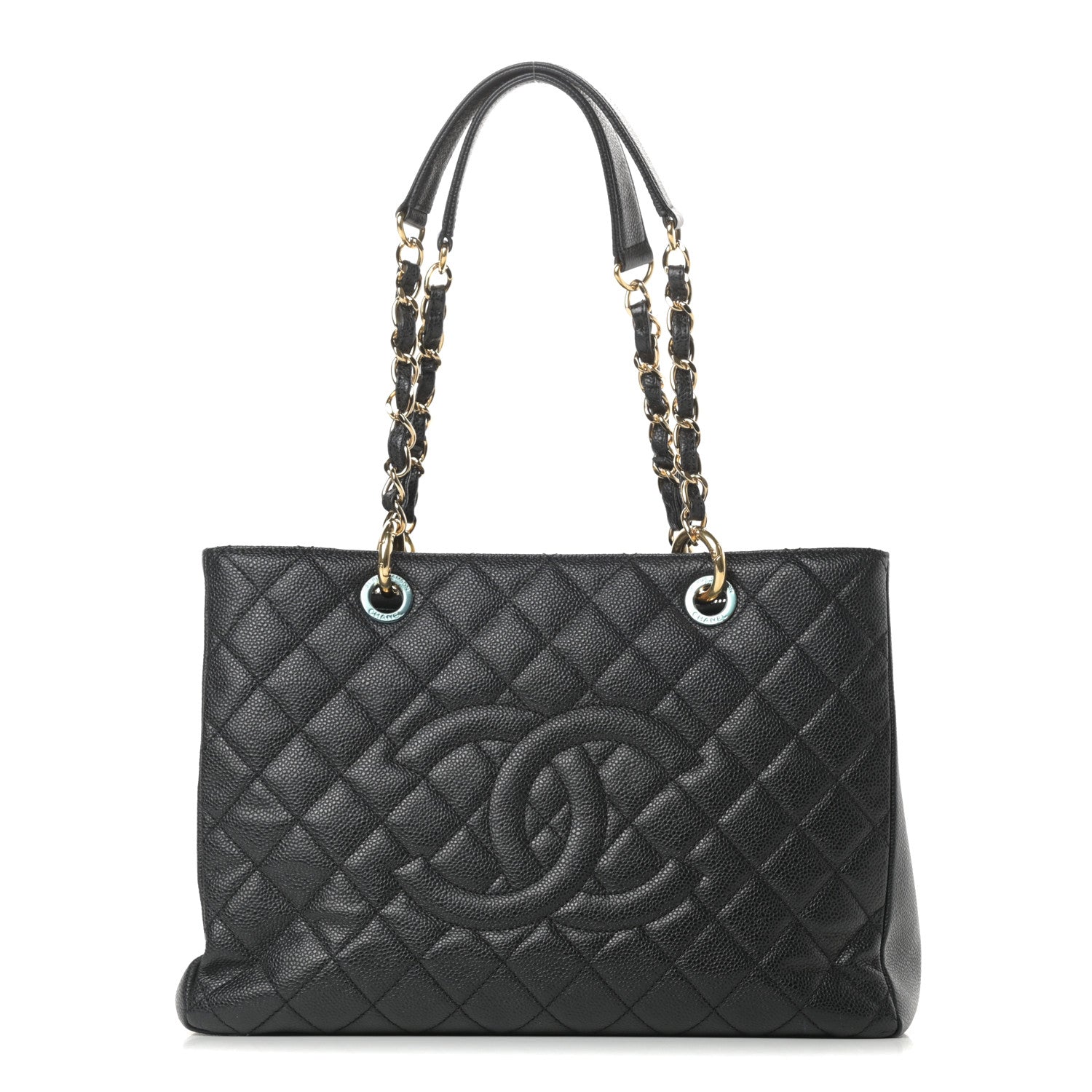 Chanel Caviar Quilted Grand Shopping Tote GST Black 1 of 11