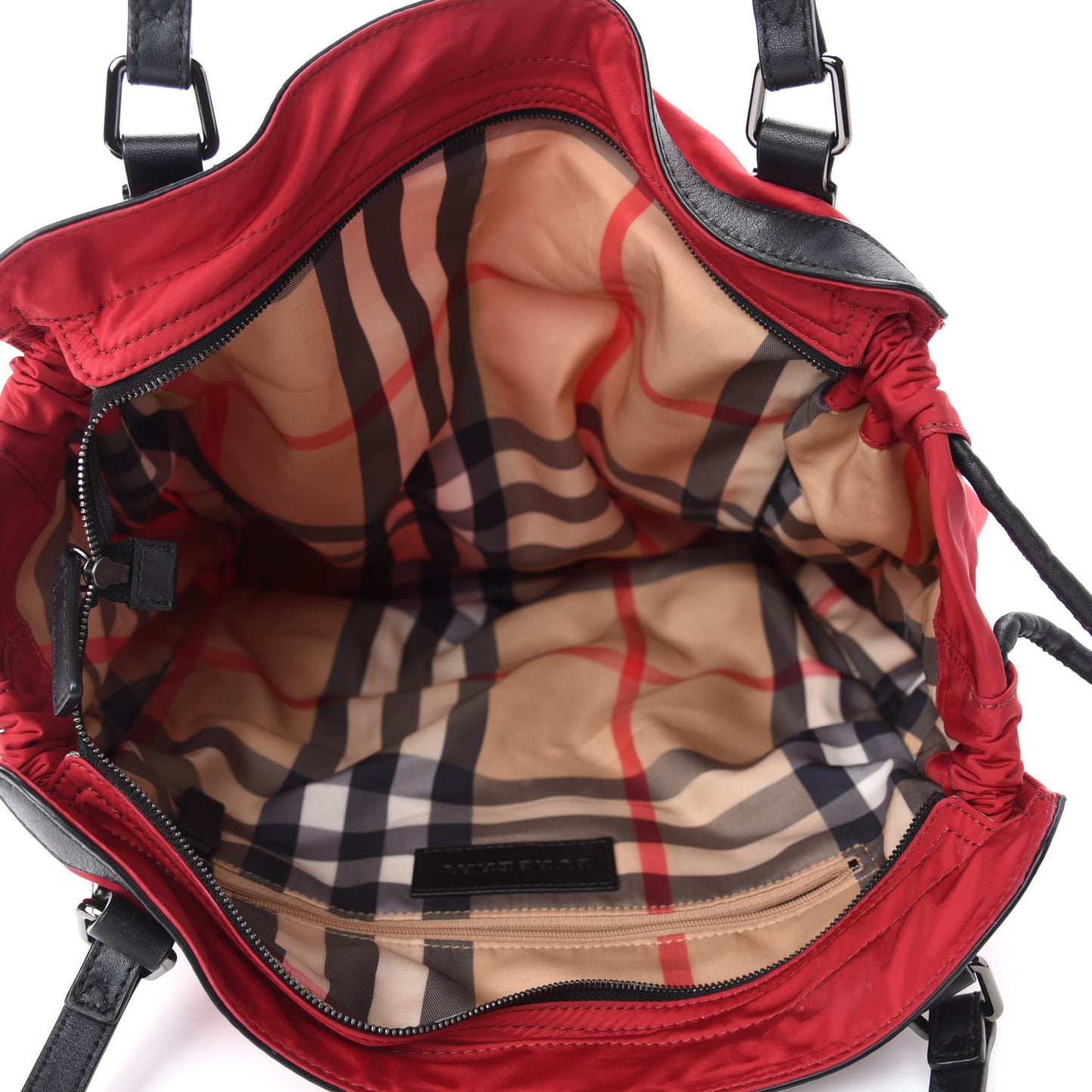 Nylon Buckleigh Packable Tote Bag Red