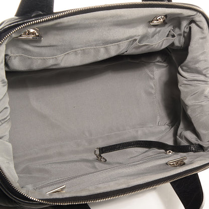 Chanel Calfskin Ultra Stitch Bowling Bag Black 5 of 7