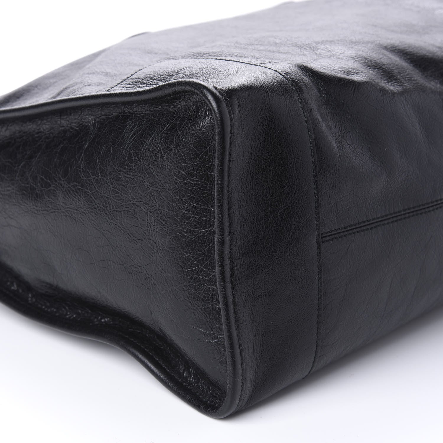 Gucci Fluffy Calfskin Morpheus Weekender Duffle Black 6 of 10