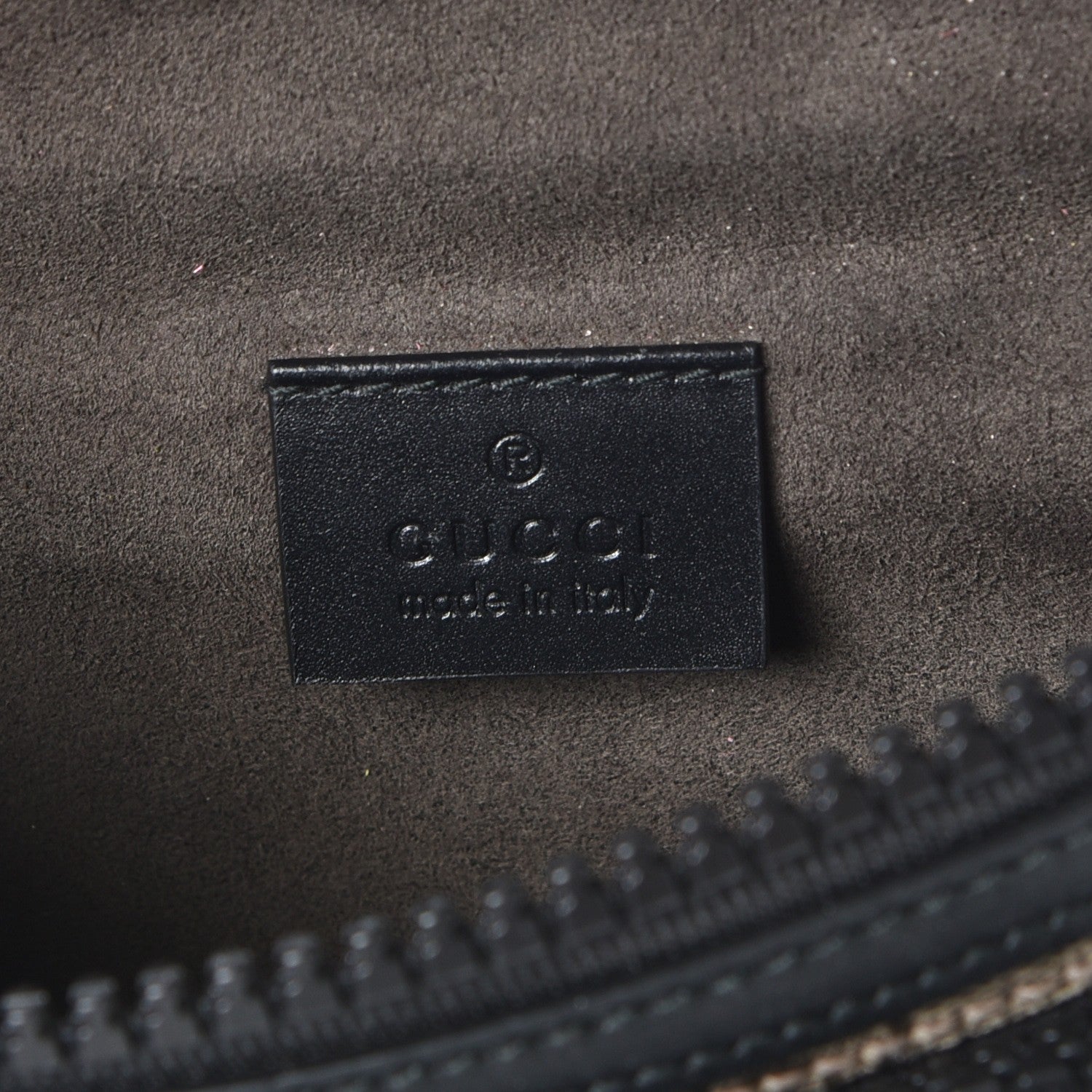 Gucci GG Supreme Monogram Belt Bag Black 6 of 13