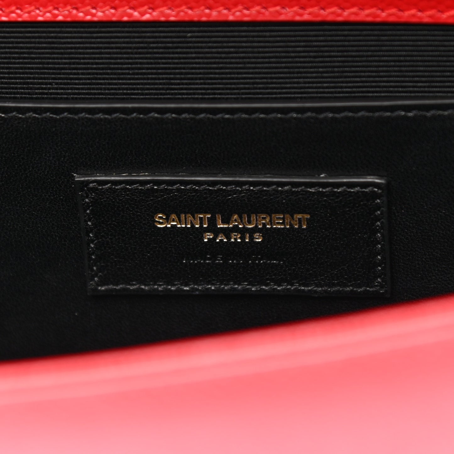 Calfskin Classic Monogram Cassandre Clutch Rouge Orient