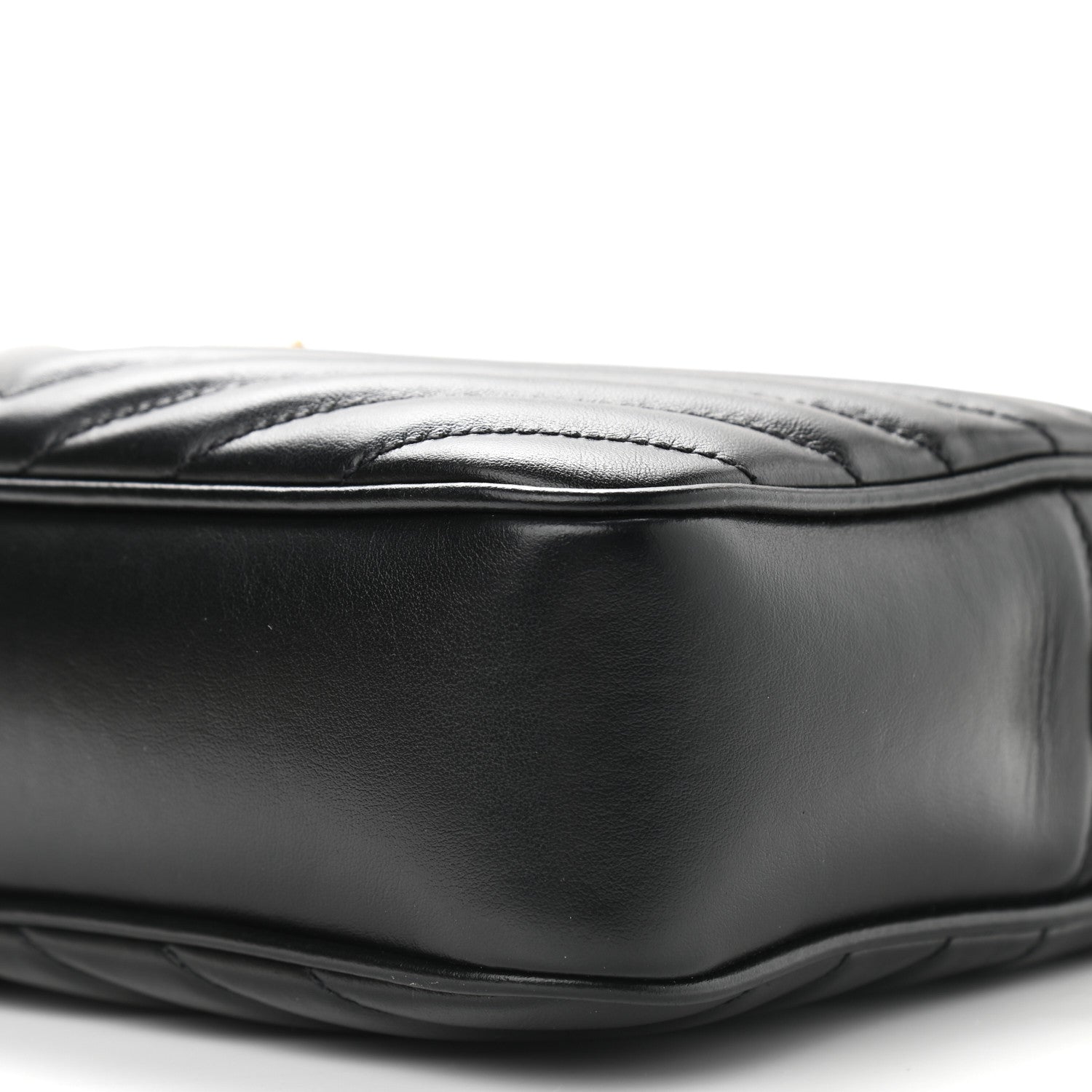Saint Laurent Calfskin Matelasse Monogram Lou Camera Bag Black 10 of 10
