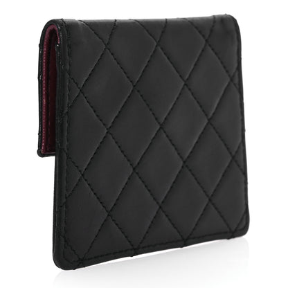 Chanel Lambskin Quilted Coin Purse Black 2 of 7
