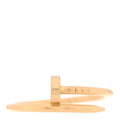 Cartier 18K Yellow Gold Small Juste Un Clou Ring 61 9.5 1 of 5