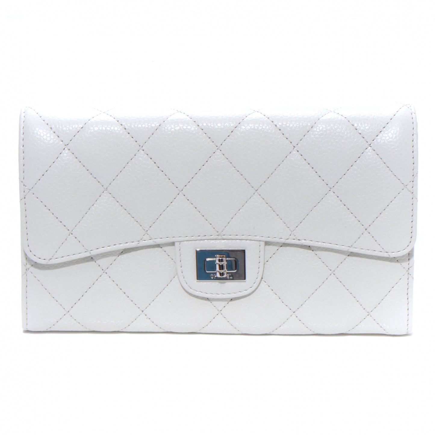 Caviar Reissue Classic Wallet White