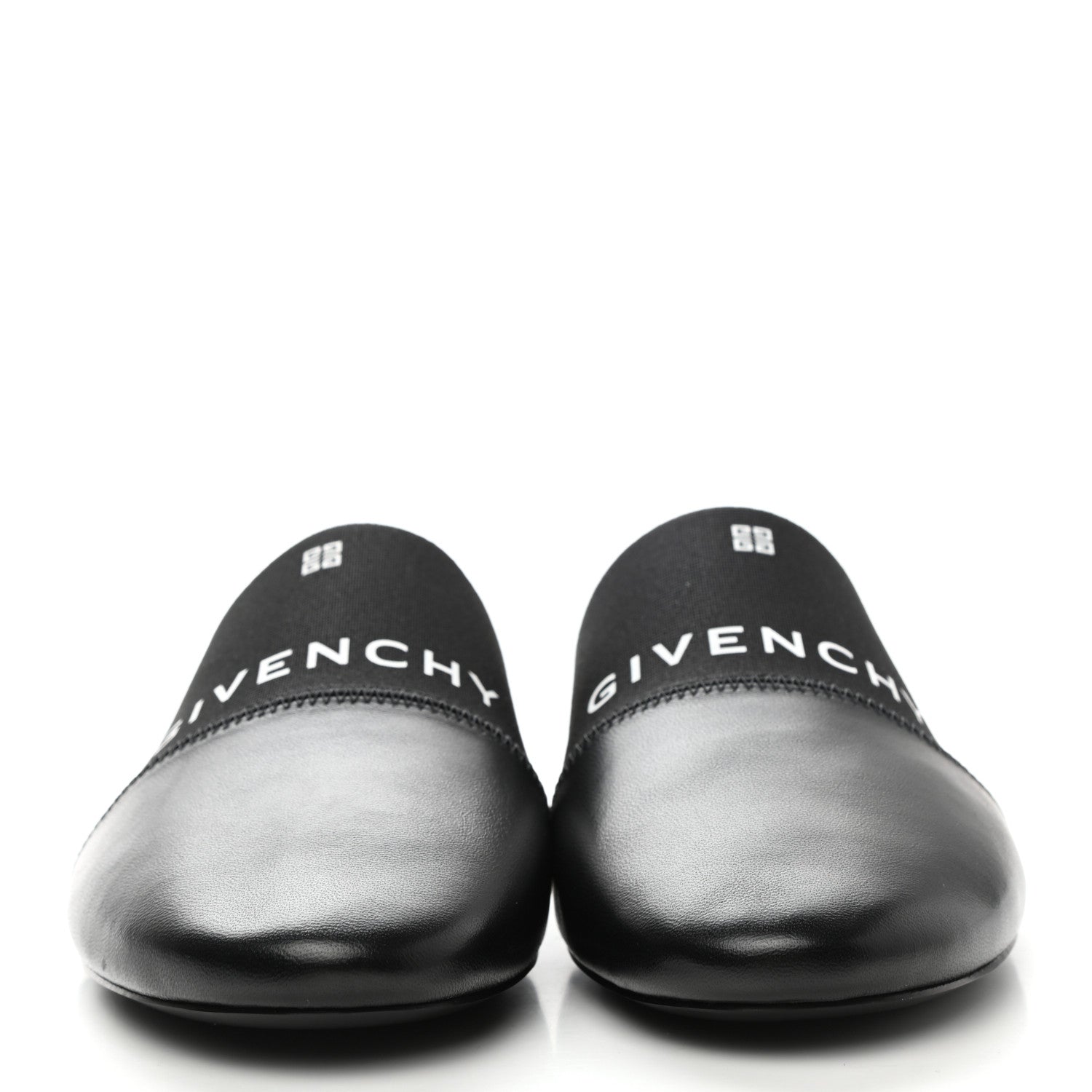 Givenchy Lambskin Bedford Logo Mule Slides 39.5 Black 2 of 7