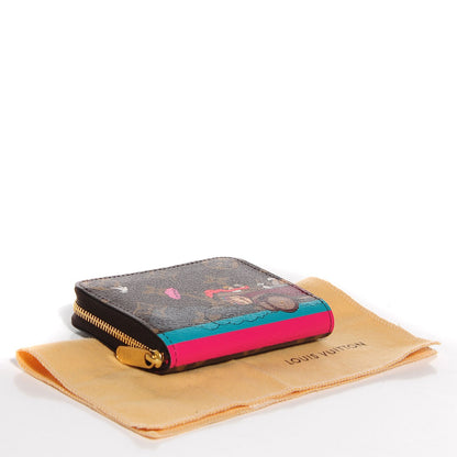 Louis Vuitton Monogram 2015 Christmas Animation Zippy Coin Purse Hibiscus 4 of 8