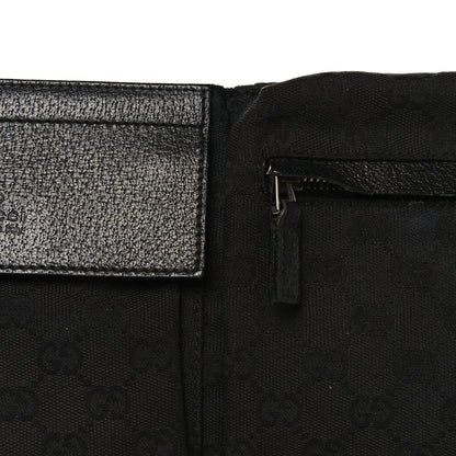 Gucci GG Monogram Double Pocket Belt Bag Black 10 of 12