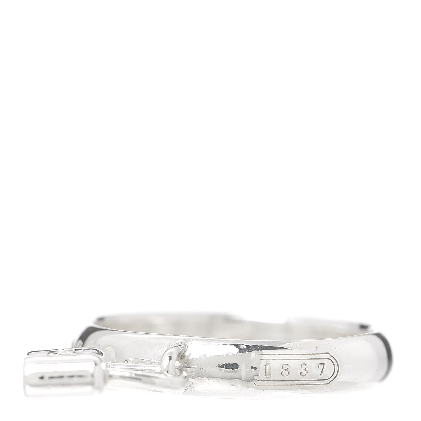 Sterling Silver 1837 Lock Charm Ring 57 8