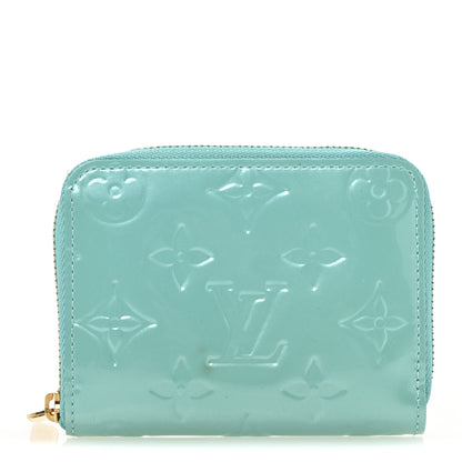 Louis Vuitton Vernis Zippy Coin Purse Blue Lagon 1 of 8
