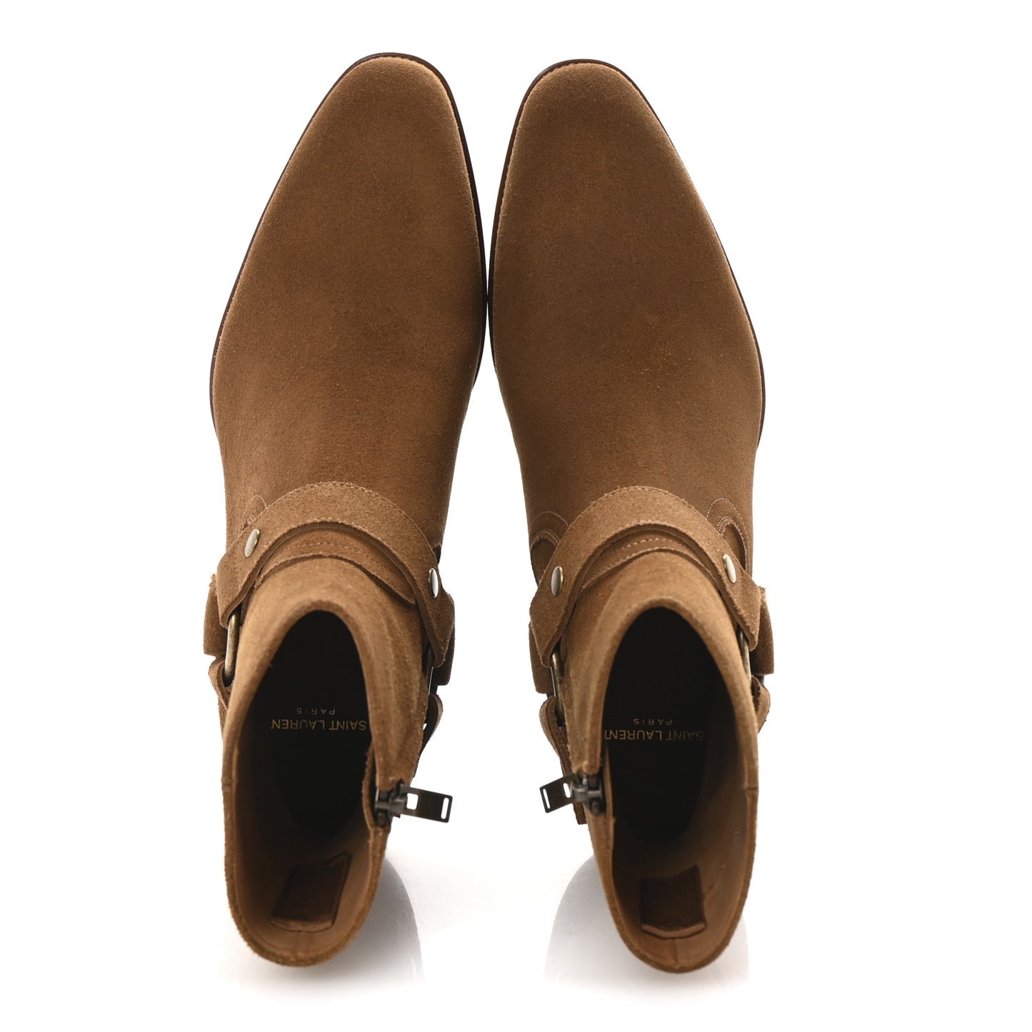 Suede Calfskin Mens Wyatt Harness Boots 42.5 Land