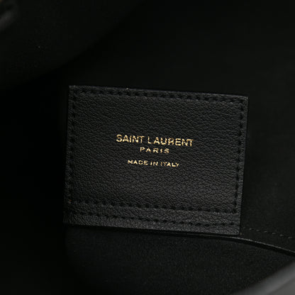 Saint Laurent Calfskin Toy Shopping Tote Black 6 of 11