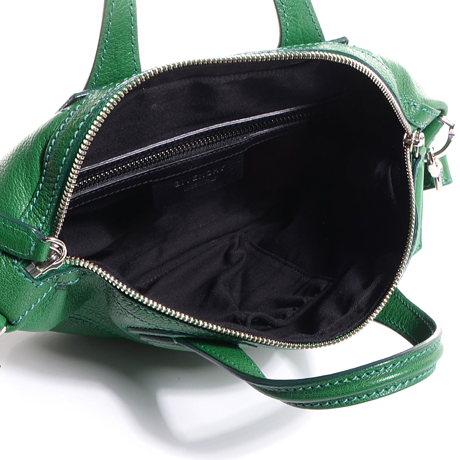 Givenchy Sugar Goatskin Micro Nightingale Emerald 5 of 9
