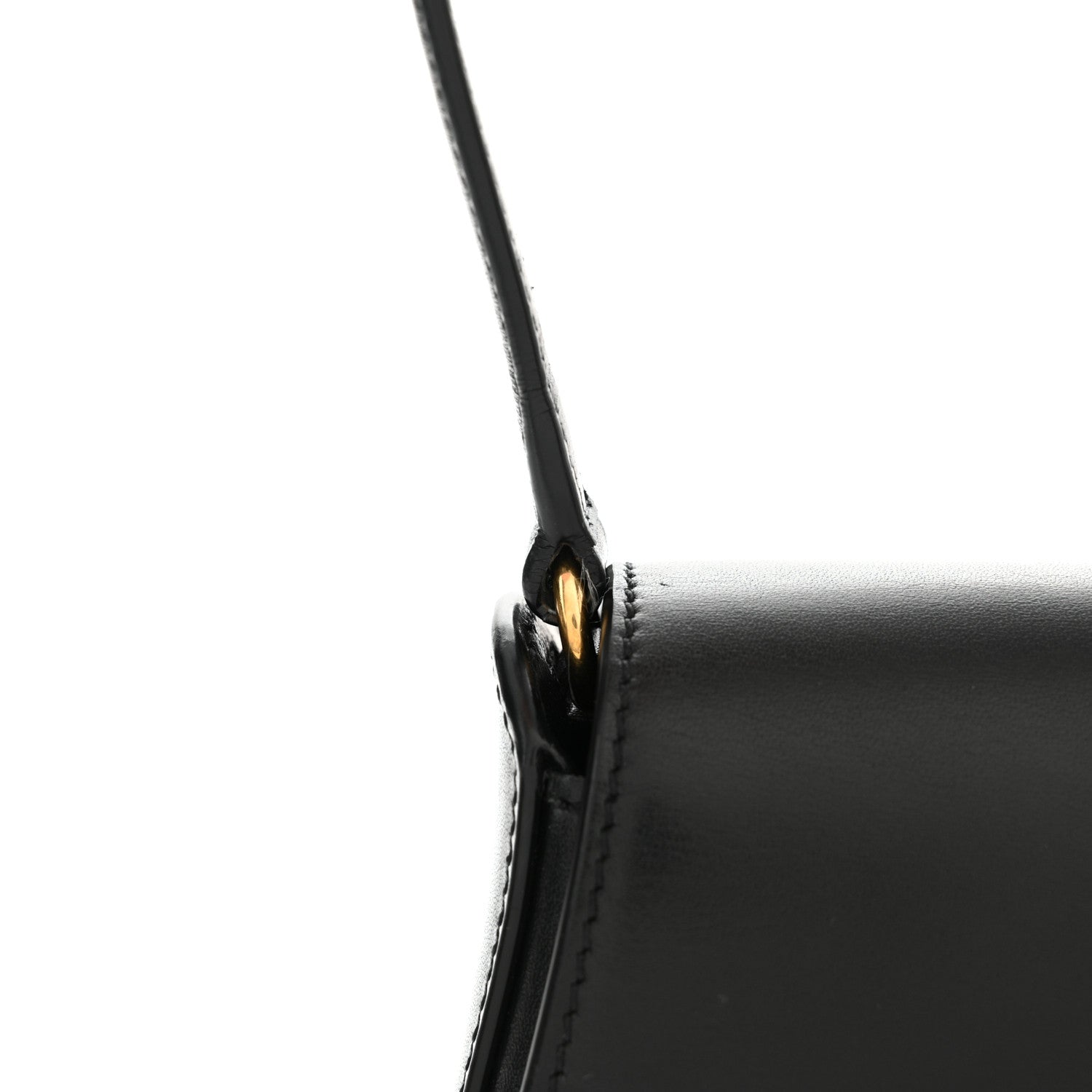 Saint Laurent Calfskin Mini Voltaire Shoulder Bag Black 14 of 15