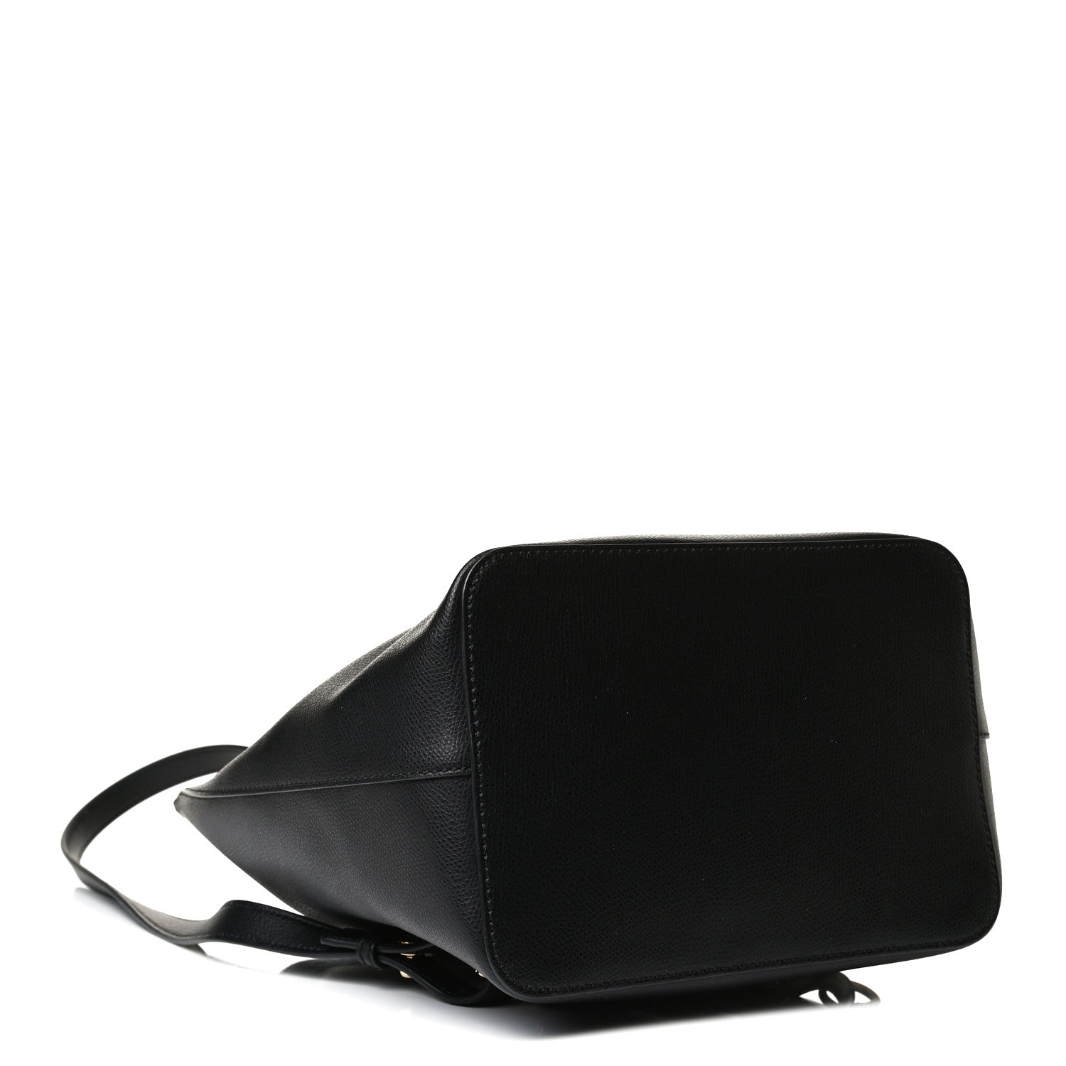 Fendi Vitello Cruise Bi-Color FF 1974 Embossed F is Fendi Drawstring Backpack Black Fragola Maya 4 of 16