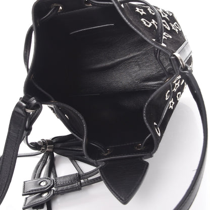 Saint Laurent Suede Small Anja Bucket Bag Black 6 of 10
