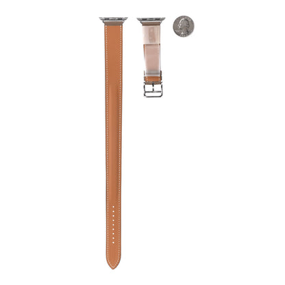 Hermes Swift 38mm Apple Watch Double Tour Band Etoupe 2 of 5