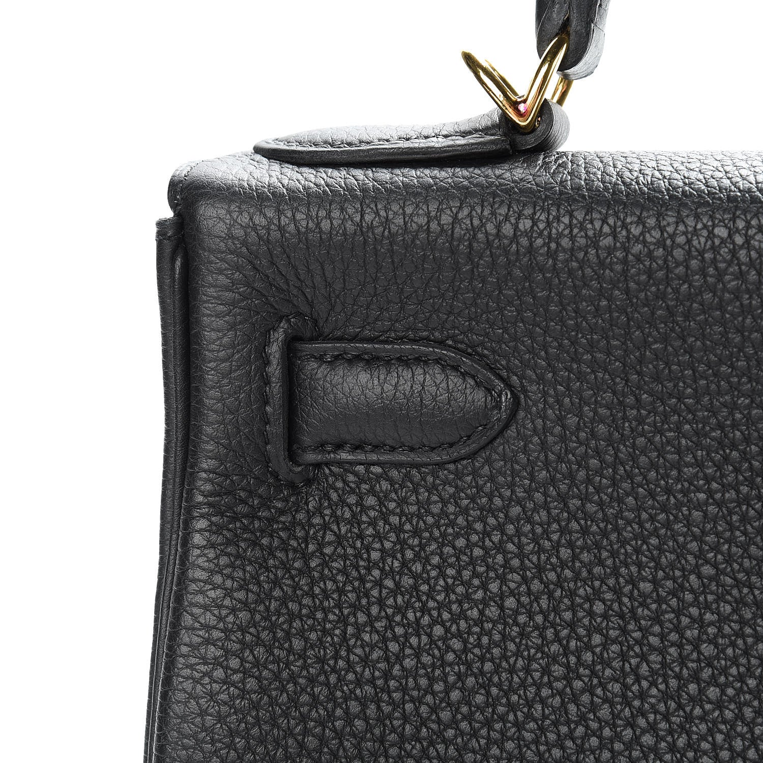 Hermes Togo Kelly Retourne 28 Black 13 of 40