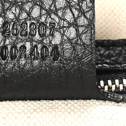 Gucci Pebbled Calfskin Small Soho Top Handle Bag Black 7 of 11