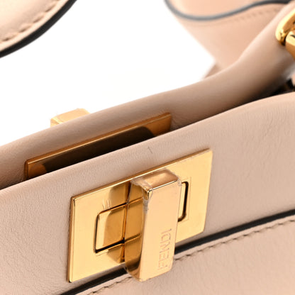 Fendi Nappa Flower Inlay Mini Peekaboo Iconic Satchel Poudre Sand Nuvola Multicolor 13 of 13