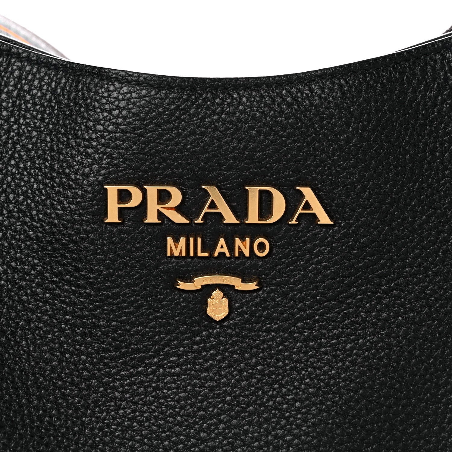 Prada Vitello Daino Hobo Messenger Bag Black 12 of 12