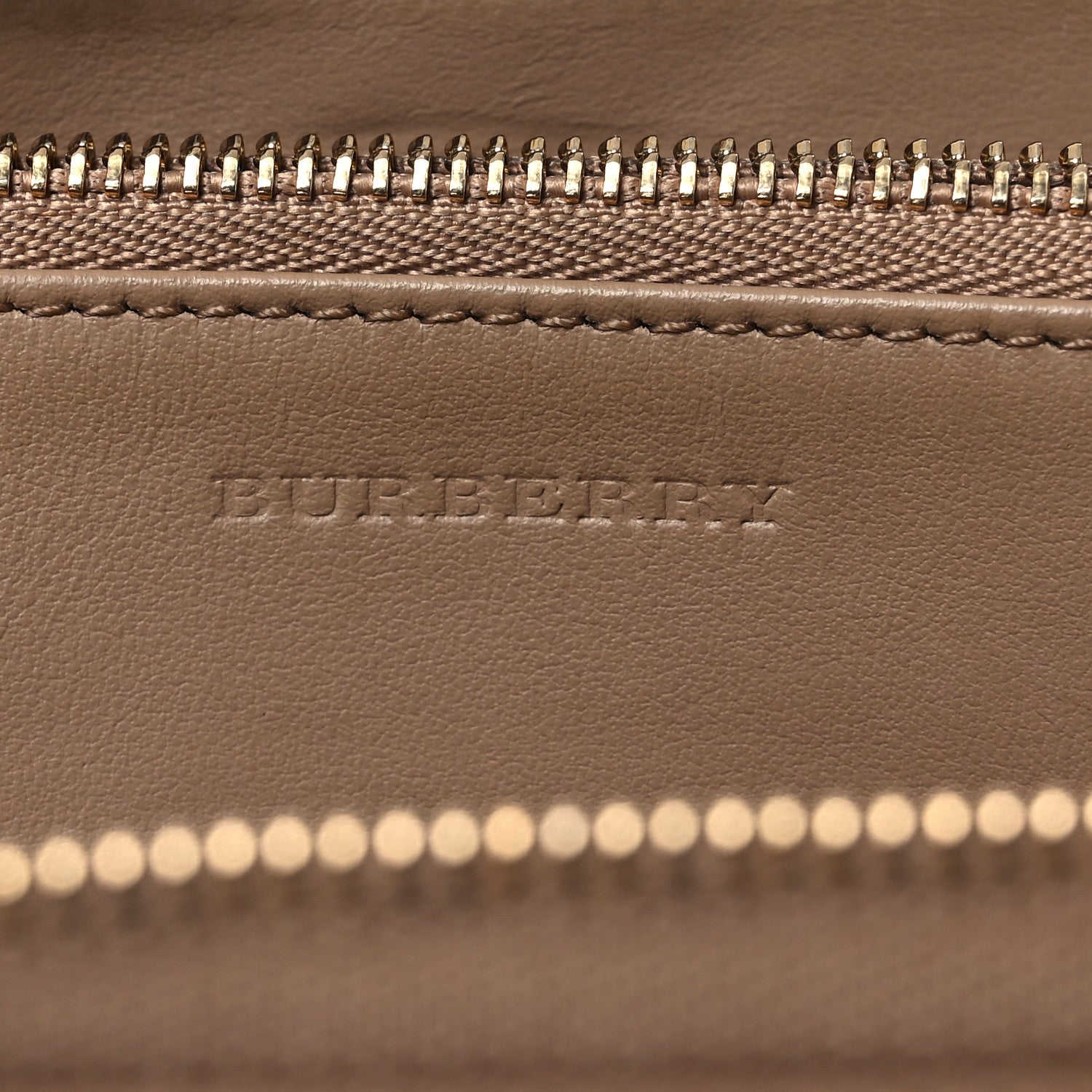 Burberry Haymarket Check Large Ziggy Zip Around Wallet Beige 10 of 16