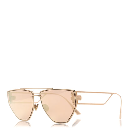 Christian Dior Clan 2 Aviator Sunglasses Gold 1 of 8