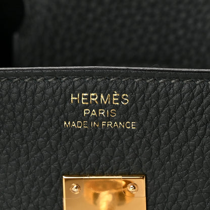 Hermes Togo Birkin 25 Vert Fonce 6 of 10