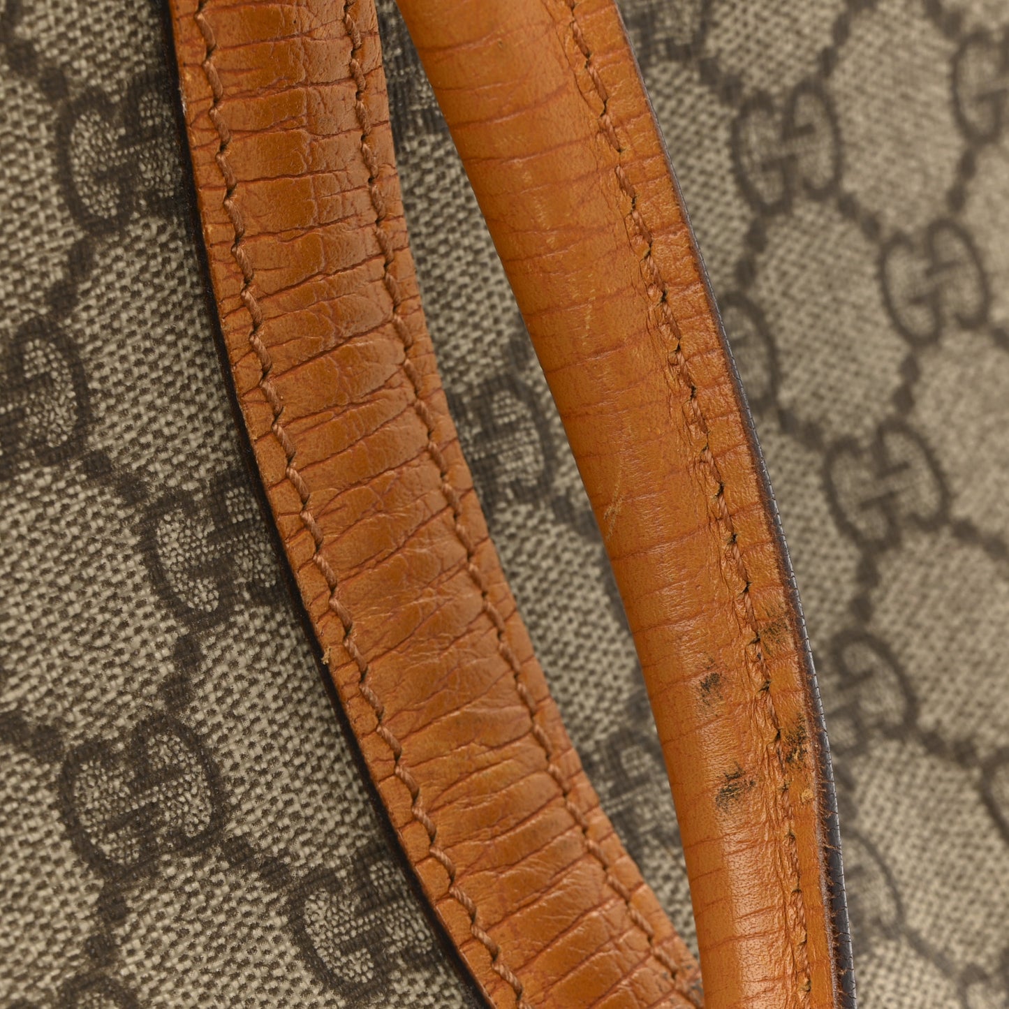 GG Plus Monogram Medium Joy Tote Orange