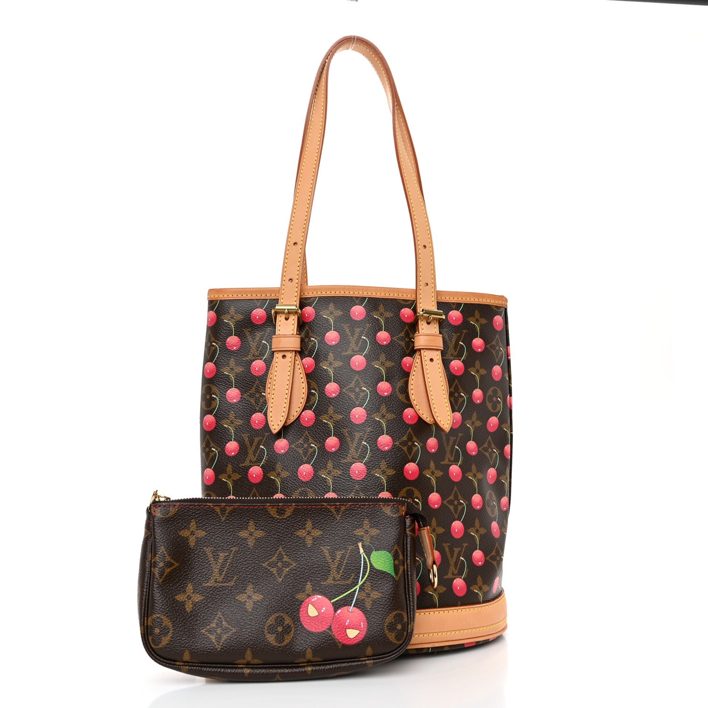 Monogram Cerises Bucket Bag