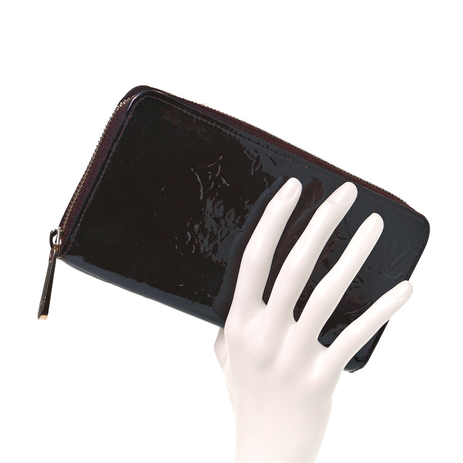 Louis Vuitton Vernis Zippy Wallet Amarante 2 of 11