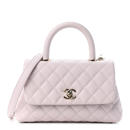 Chanel Caviar Quilted Mini Coco Handle Flap Lilas Lilac 1 of 9