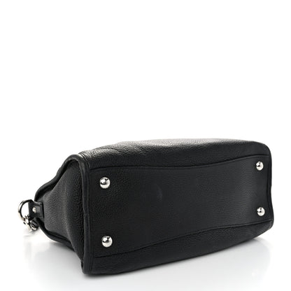 Prada Vitello Daino Shopping Satchel Black 4 of 10
