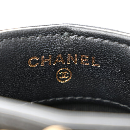 Chanel Lambskin Tech Me Out Clutch With Chain Black 6 of 10