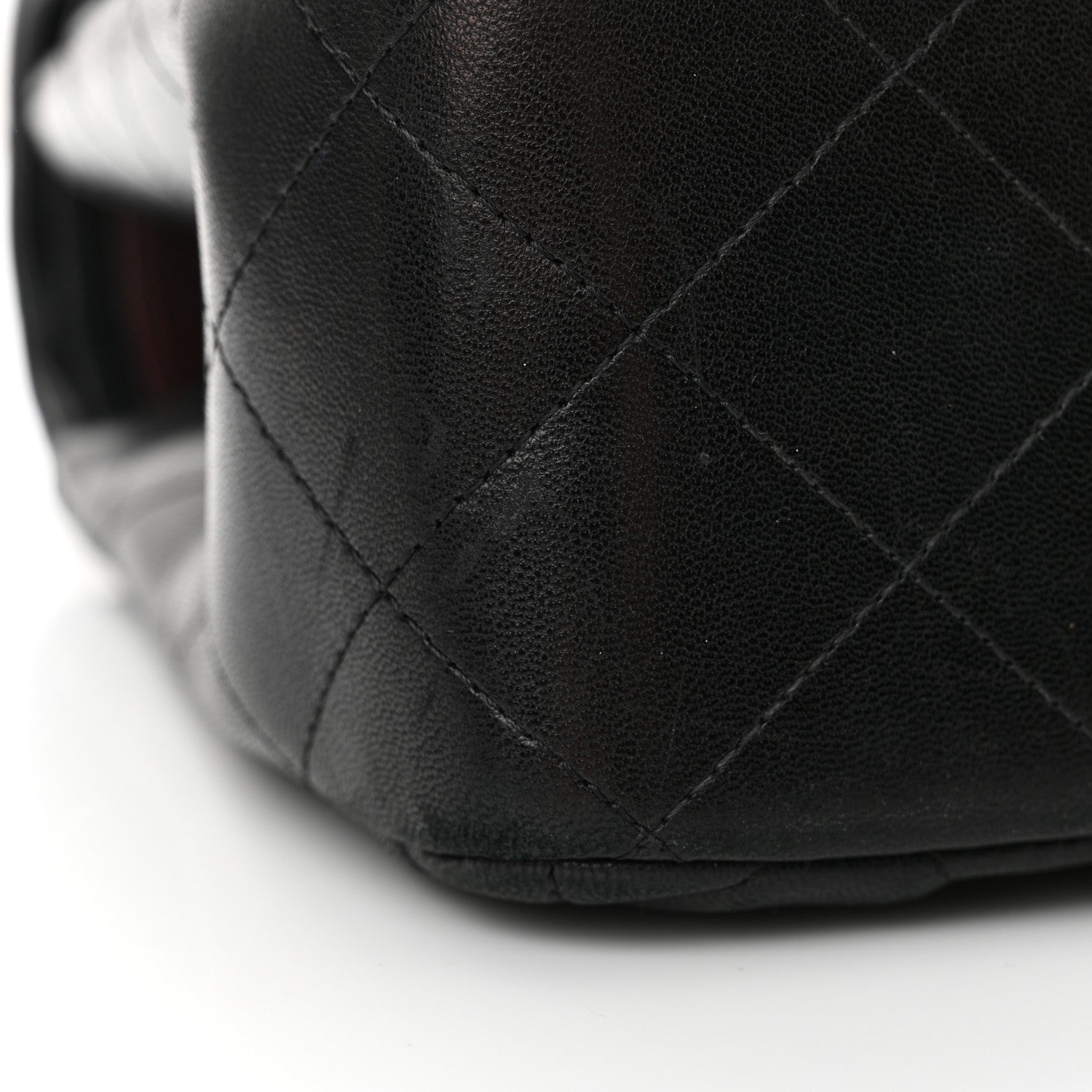 Chanel Lambskin Quilted Jumbo Double Flap Black 17 of 17