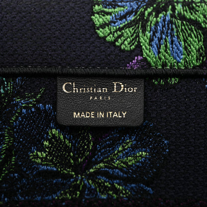 Christian Dior Canvas Embroidered Medium Toile de Jouy Voyage Book Tote Blue Multicolor 6 of 12
