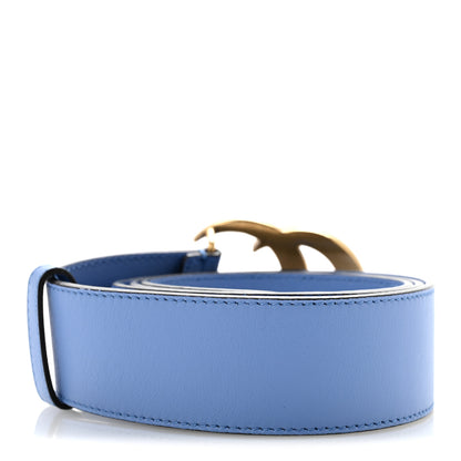 Gucci Calfskin Double G 40mm Belt 90 36 Clear Sky Blue 2 of 8