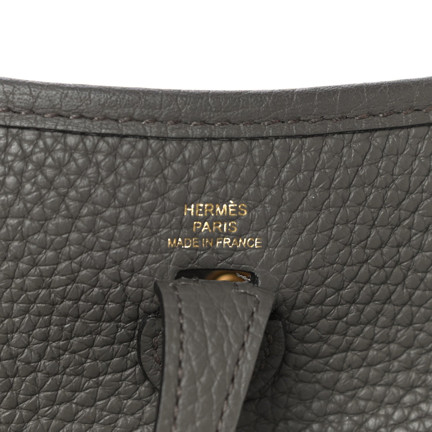 Hermes Taurillon Clemence Evelyne TPM Etain 6 of 9