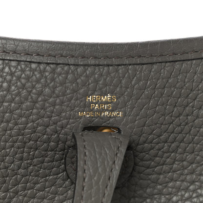 Hermes Taurillon Clemence Evelyne TPM Etain 6 of 9
