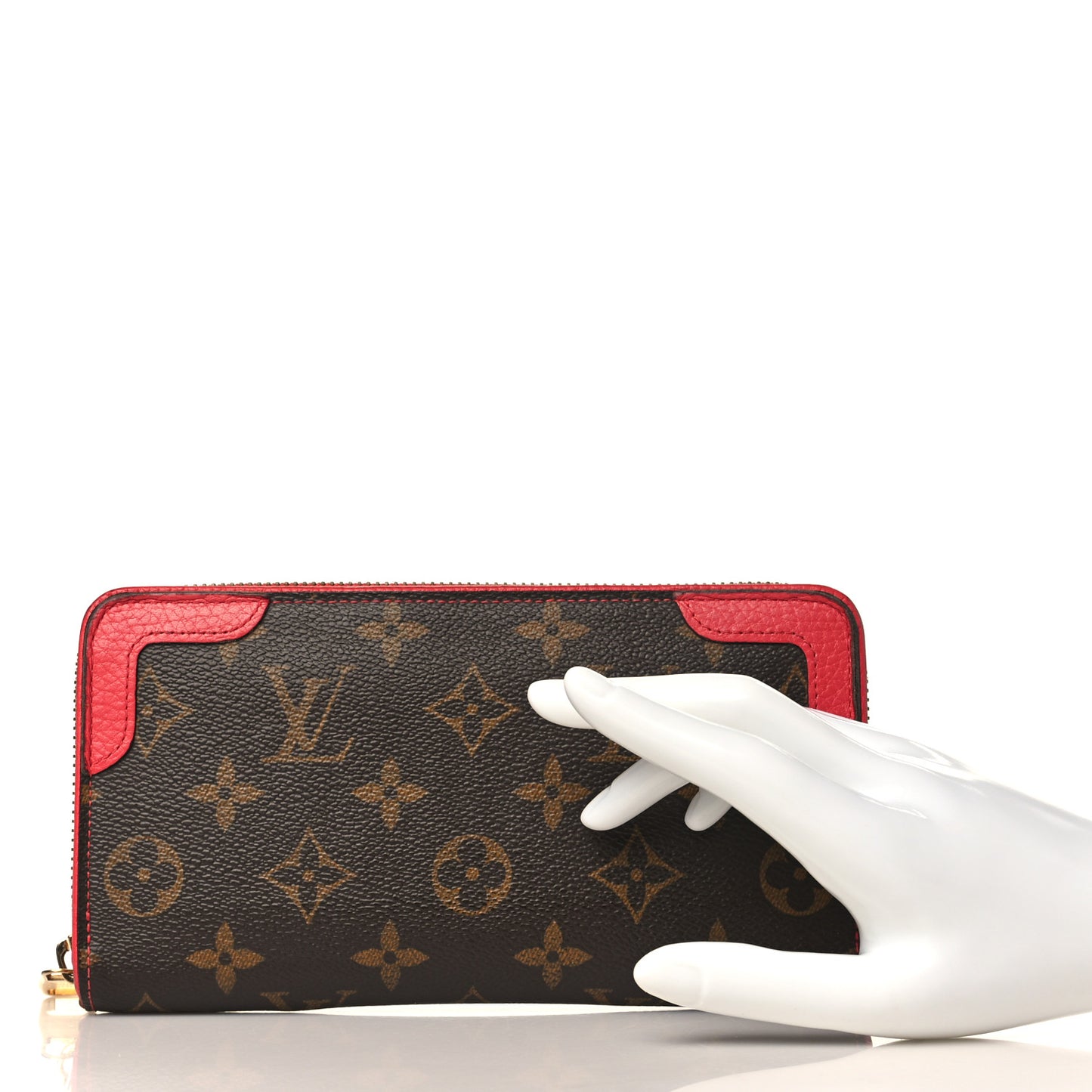 Monogram Retiro Zippy Wallet Cherry