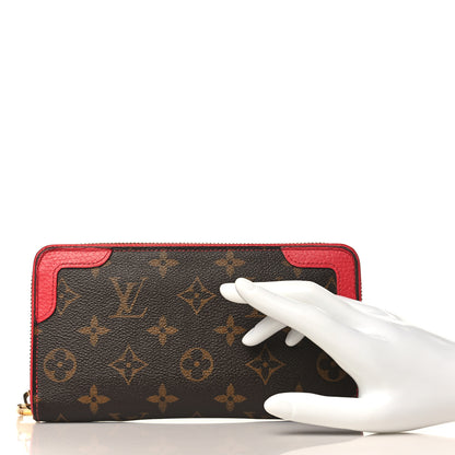 Louis Vuitton Monogram Retiro Zippy Wallet Cherry 2 of 11