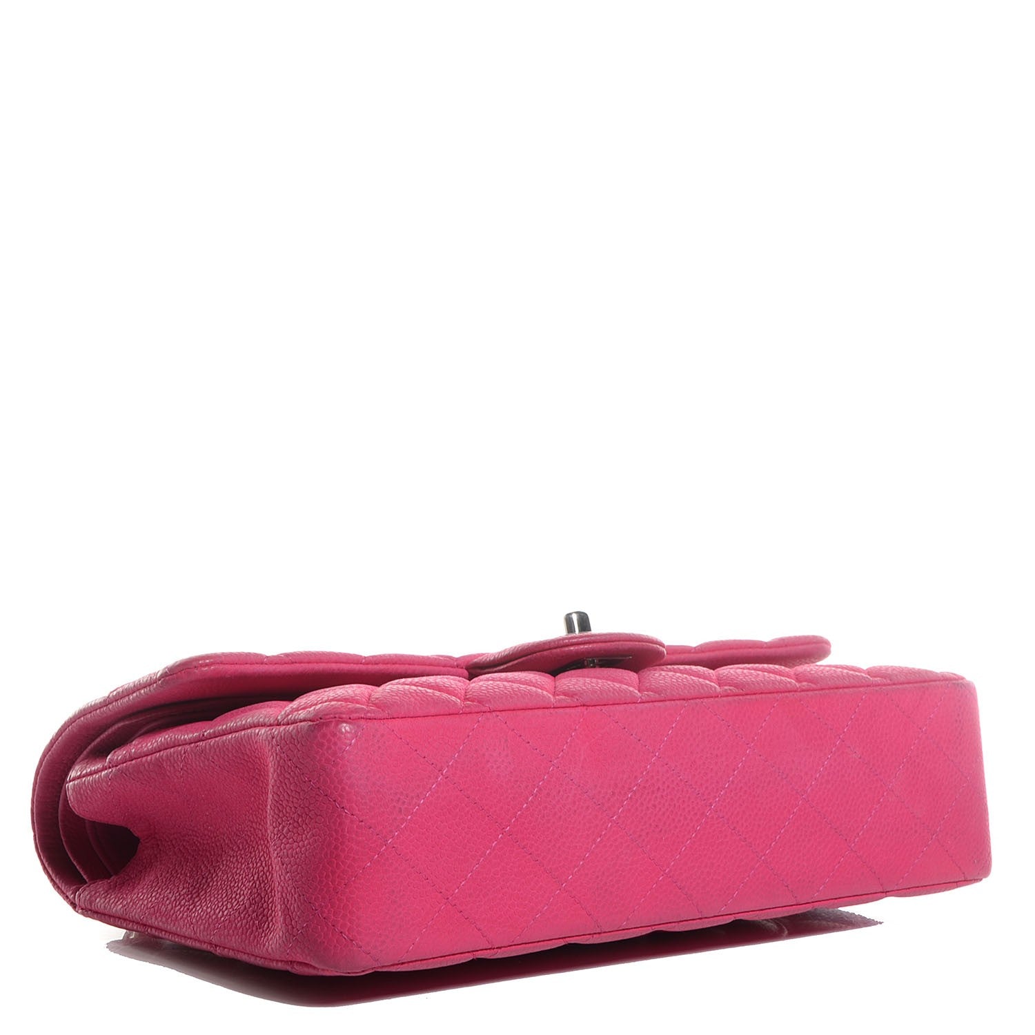 Chanel Iridescent Caviar Quilted Medium Double Flap Pink 4 of 9