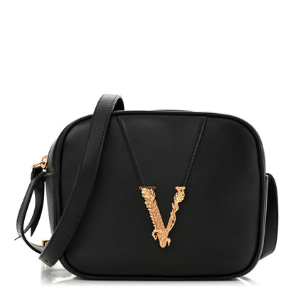 Versace Nappa Virtus Camera Bag Black 1 of 9
