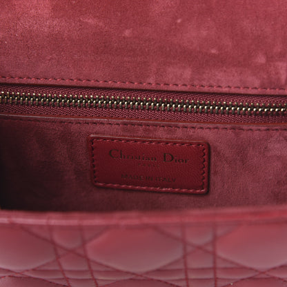 Christian Dior Lambskin Cannage Small Dioraddict Flap Bag Red 8 of 9