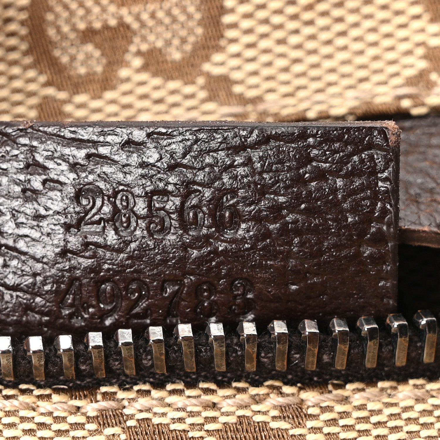 Gucci Monogram Web Belt Bag Dark Brown 7 of 10