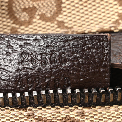 Gucci Monogram Web Belt Bag Dark Brown 7 of 10