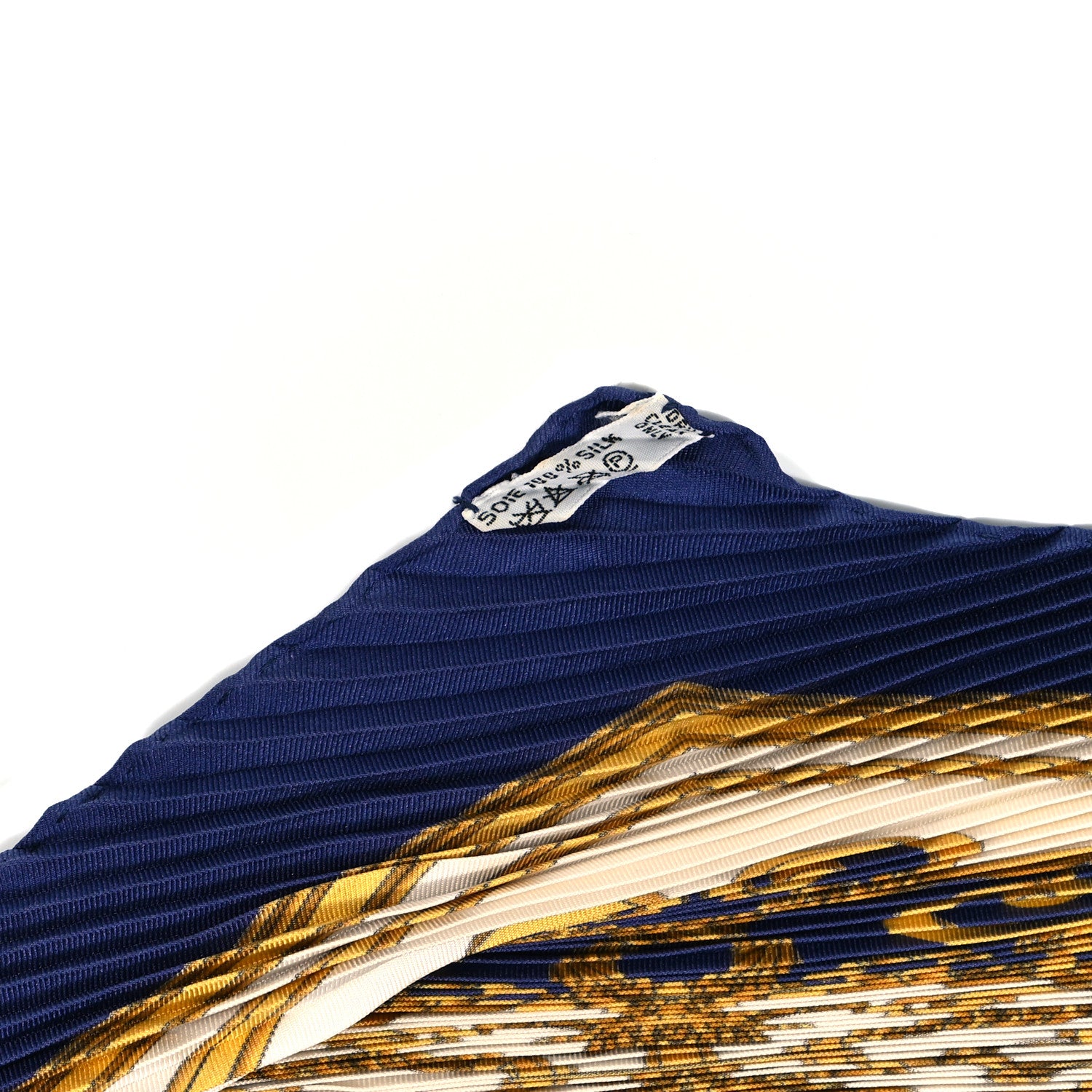 Hermes Silk Plisse Scarf 90 3 of 4